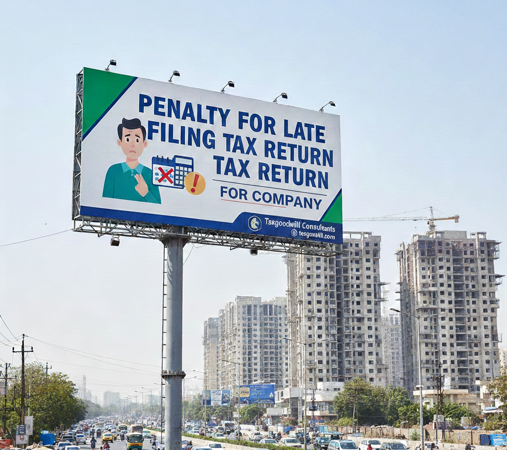 Penalty for Late Filing of Income Tax Return for Company​